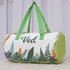 Personalised Leaf's Printed Kids Swimming Duffle Bag